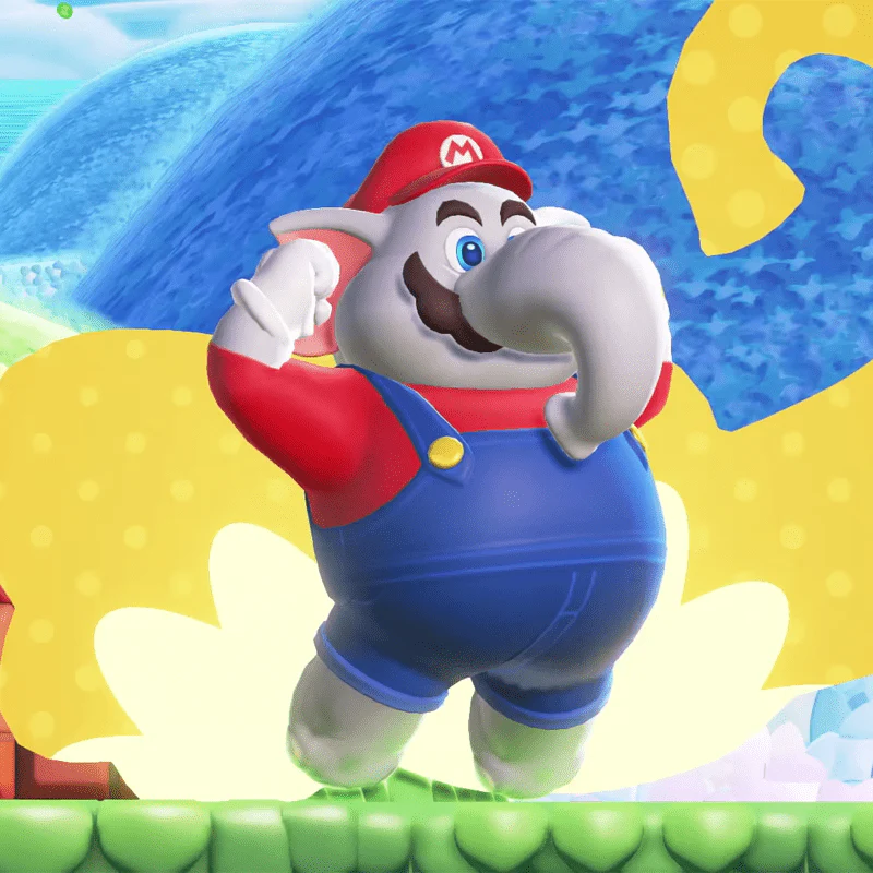 Nintendo Switch Oled Blanca Mario Wonder Bundle 9