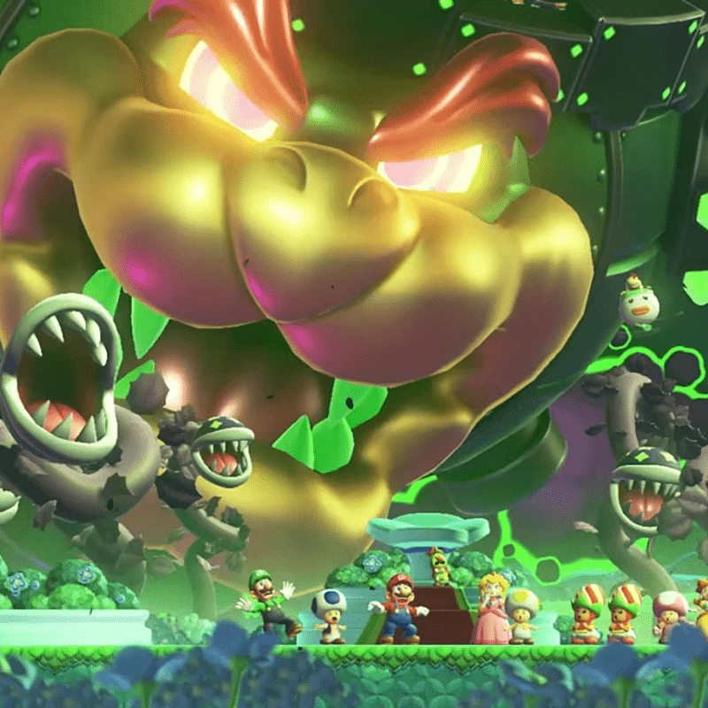 Nintendo Switch Oled Blanca Mario Wonder Bundle 8