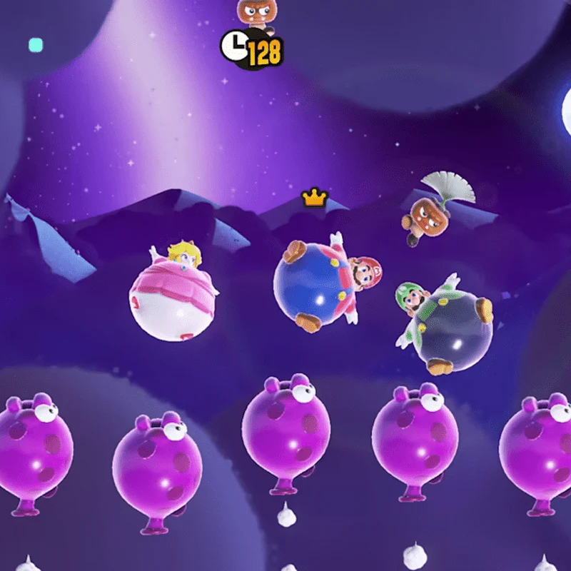 Nintendo Switch Oled Blanca Mario Wonder Bundle 7