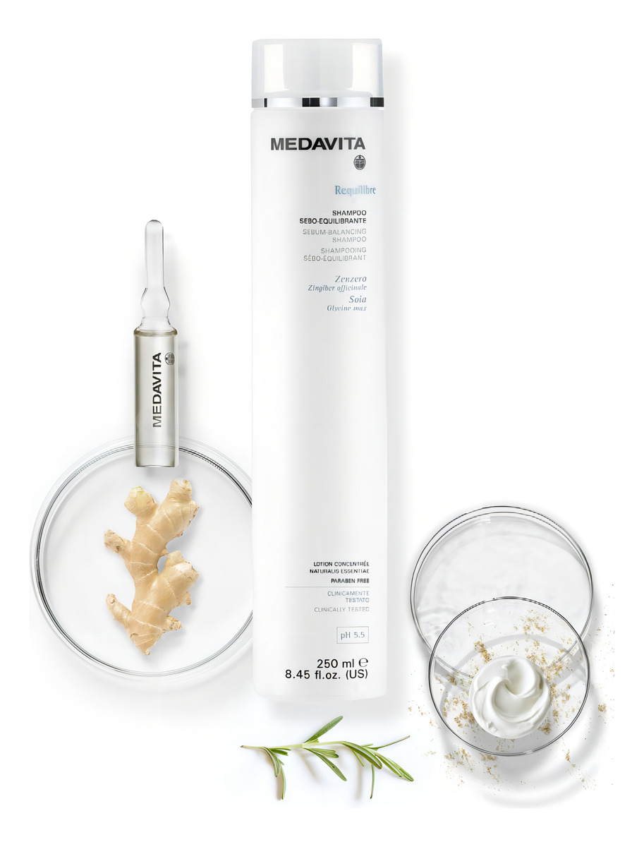 Shampoo Sebo Equilibrante 250ml Medavita  5