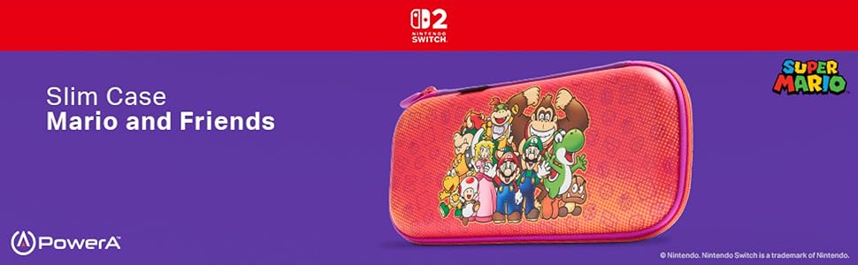 Slim Case Nintendo Switch 2 Mario & Friends PowerA 6