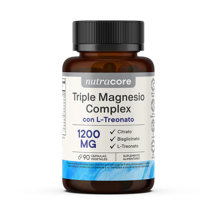 Triple Magnesio Complex 1200mg 90cps Nutracore 1