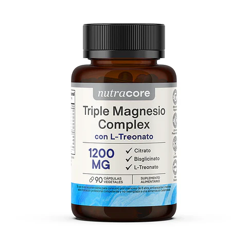 Triple Magnesio Complex 1200mg 90cps Nutracore