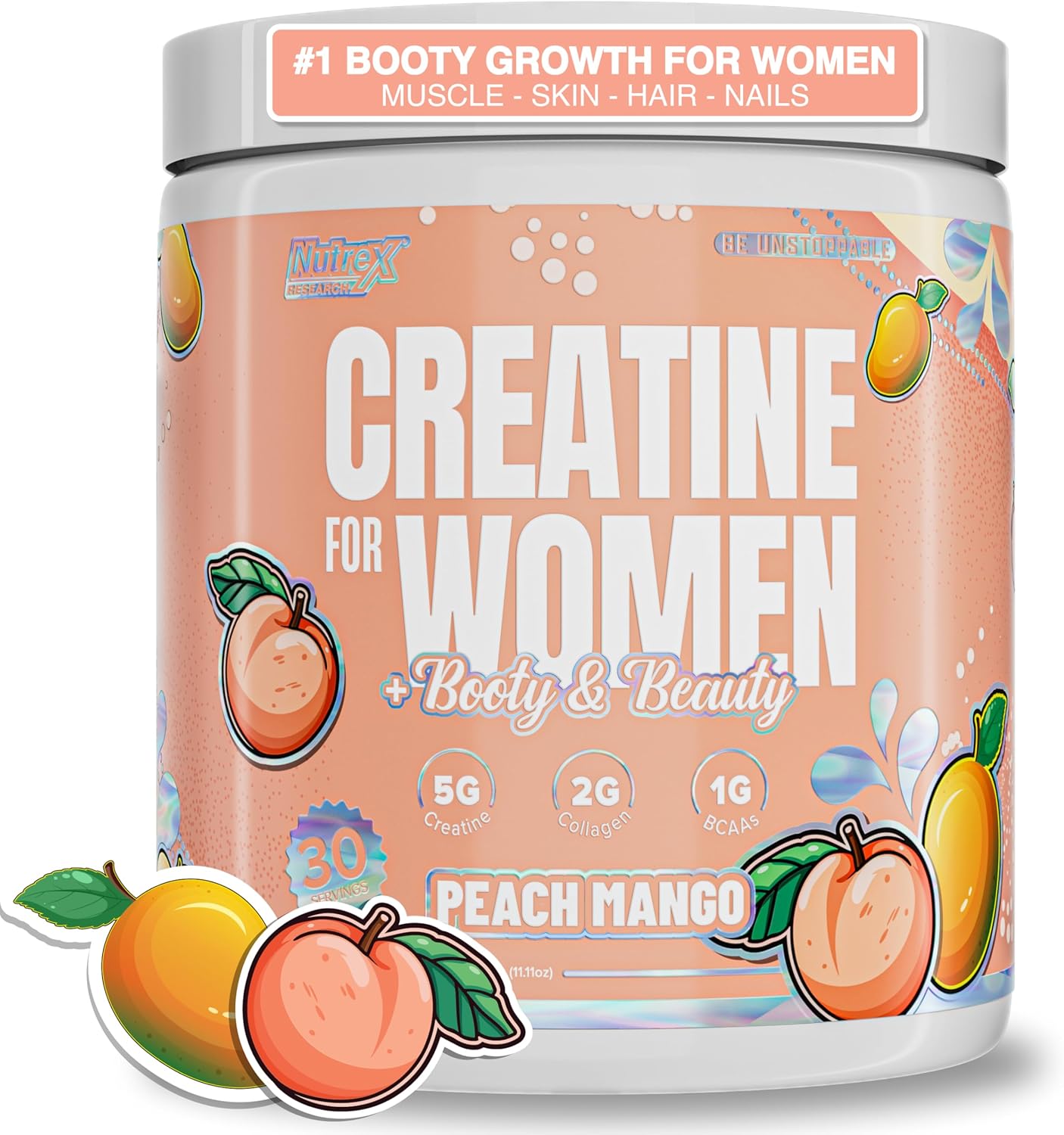 Nutrex Research Creatine for Women Peach Manago 306gr 1