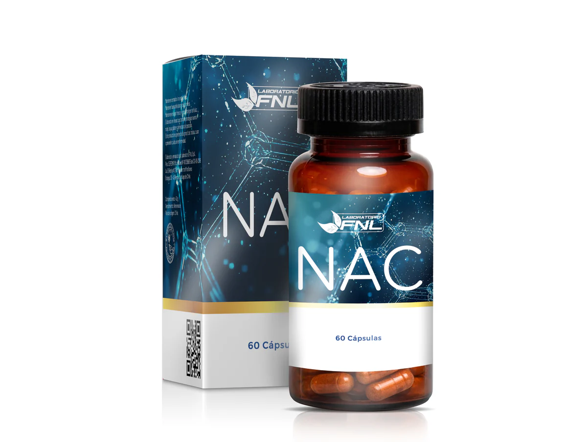 N-Acetilcisteína NAC 600mg 60 Capsula Fnl 3