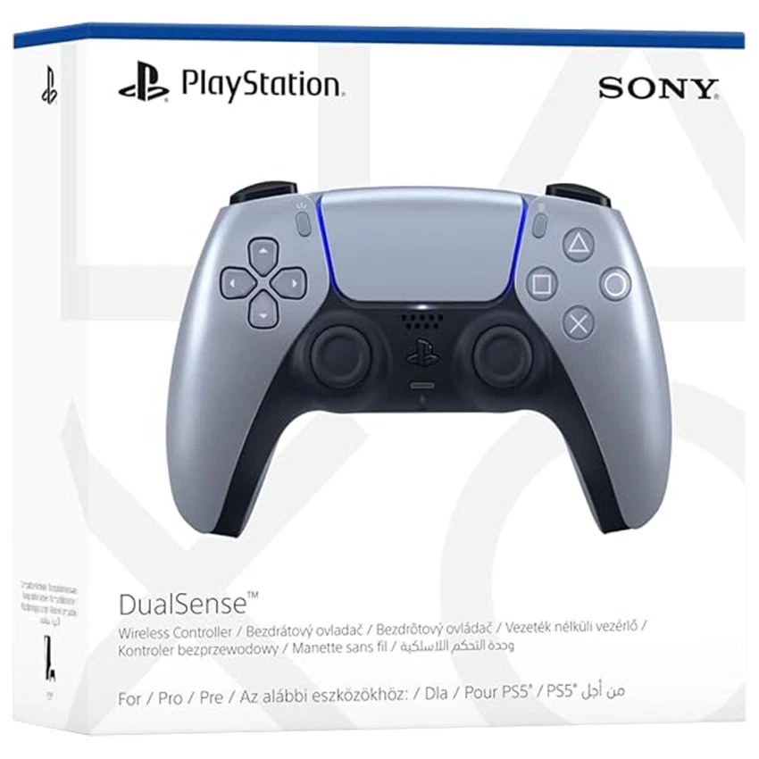 DualSense Controller PS5 Sterling Silver PlayStation  6