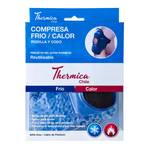 Compresa Frio Calor Perlas de Gel Rodilla y Codo Thermica Chile