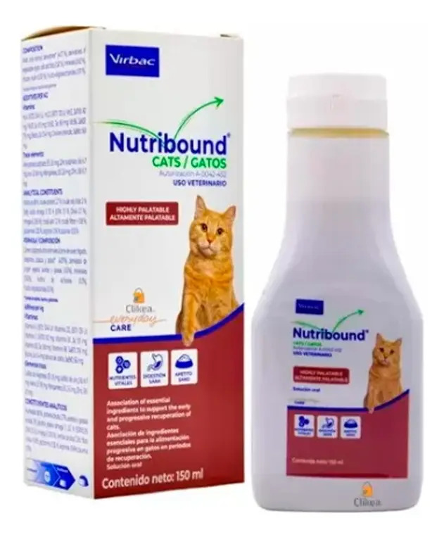 Suplemento para Gatos Nutribound 150ml Sol Oral Virbac 2