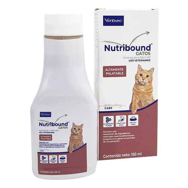 Suplemento para Gatos Nutribound 150ml Sol Oral Virbac 1