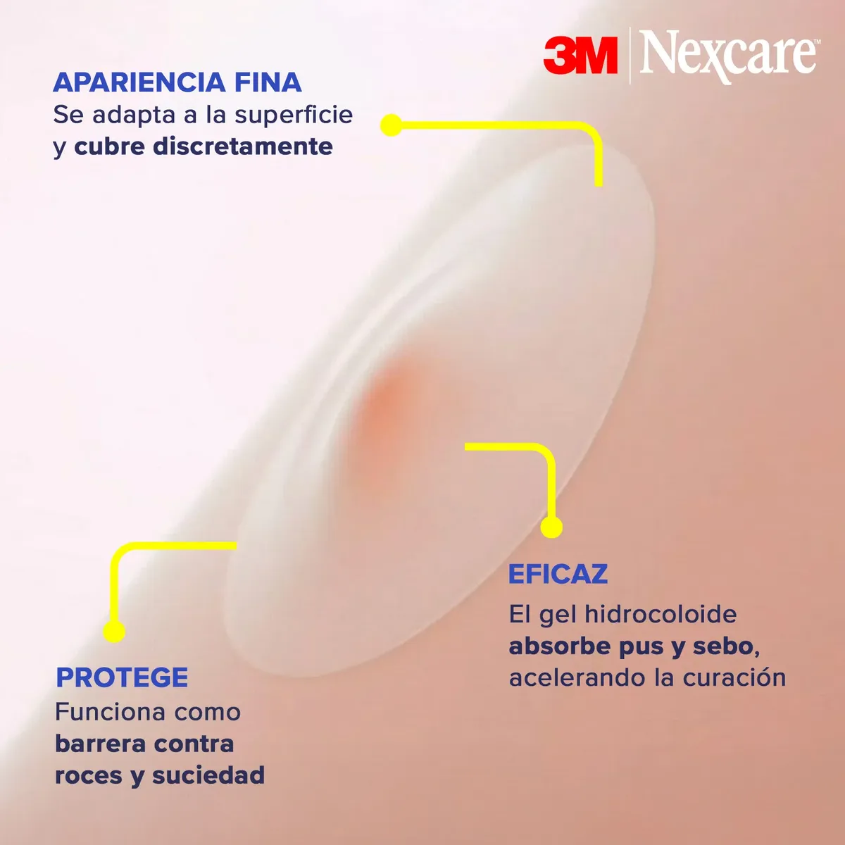 Acne Patch Adhesivo para Acne 24unidades de 10mm Nexcare 6