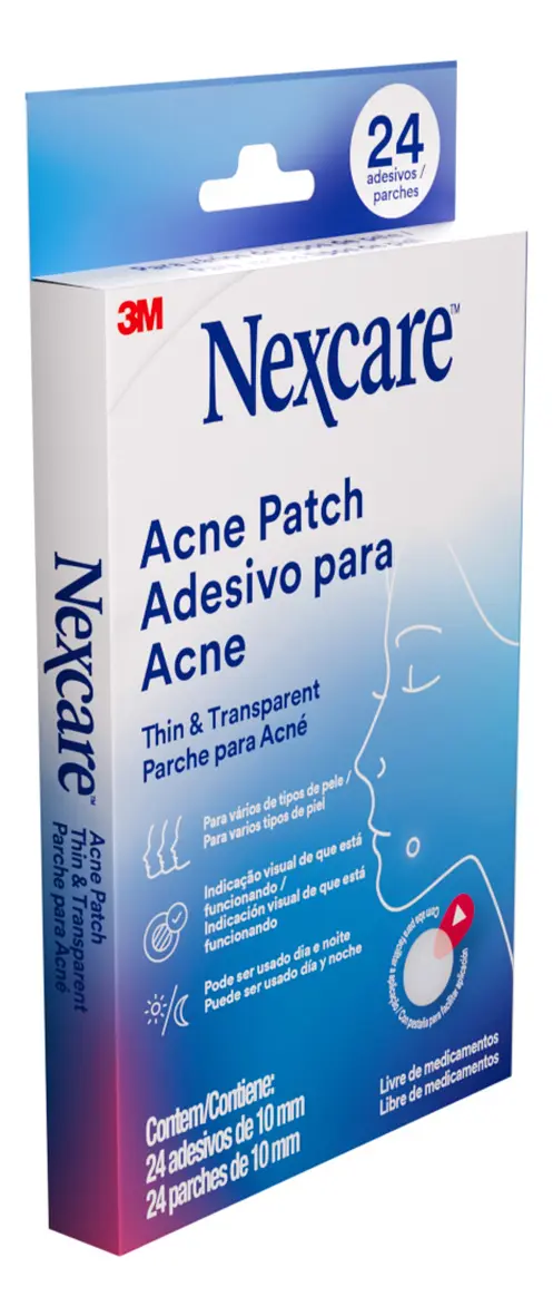 Acne Patch Adhesivo para Acne 24unidades de 10mm Nexcare 2