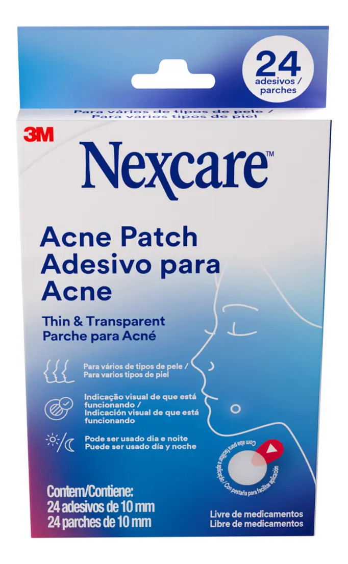 Acne Patch Adhesivo para Acne 24unidades de 10mm Nexcare 1
