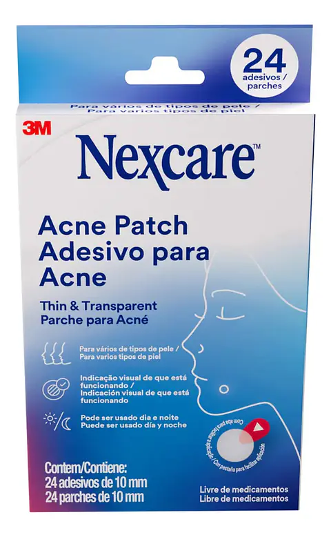 Acne Patch Adhesivo para Acne 24unidades de 10mm Nexcare