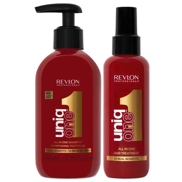 Pack Revlon Uniq One New All in One Shampoo + Acondicionador 380ml 2