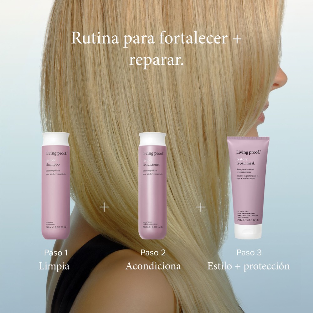 Restore Shampoo Cabello Dañado 236ml Living Proof 6