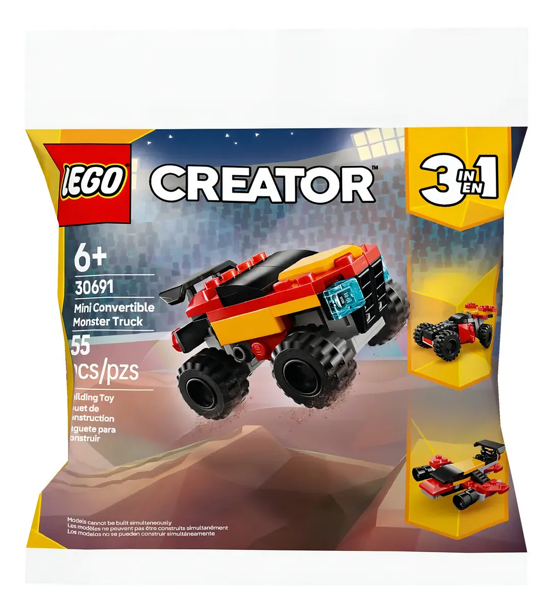Lego Mini Camioneta Monstruo Convertible 30691 55 Camioneta 1