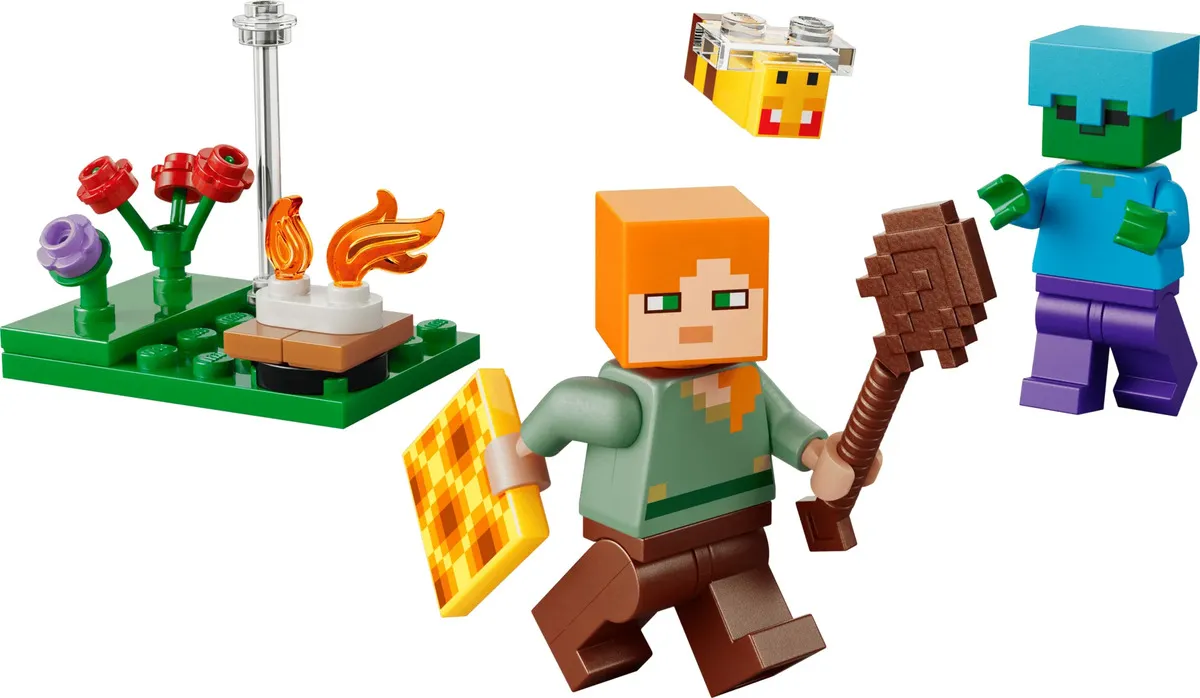 Lego Minecraft El Conflicto De Alex En Hoguera Polybag 30732 2