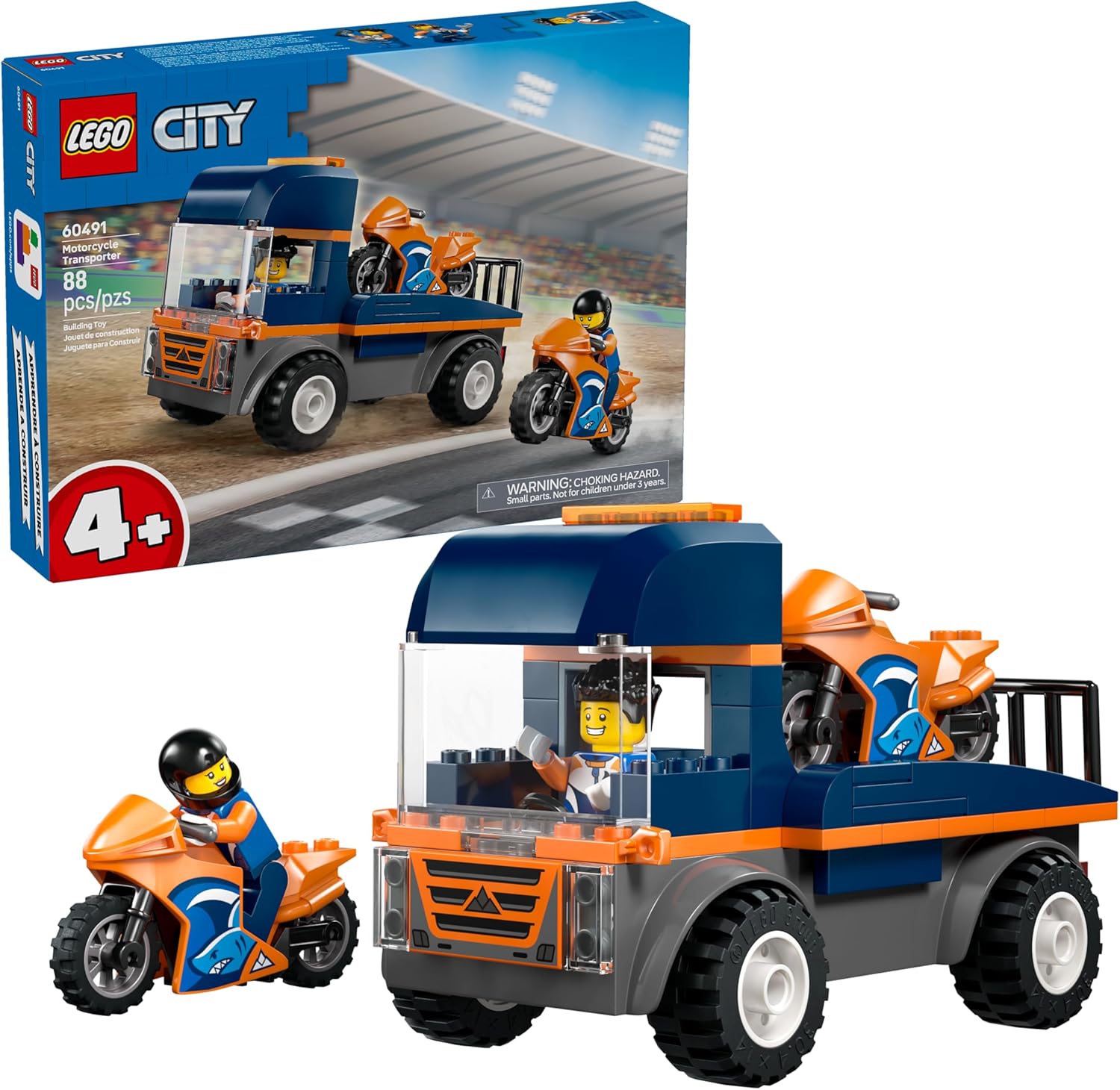 Camion de Transporte de Motos 60491 Lego 1