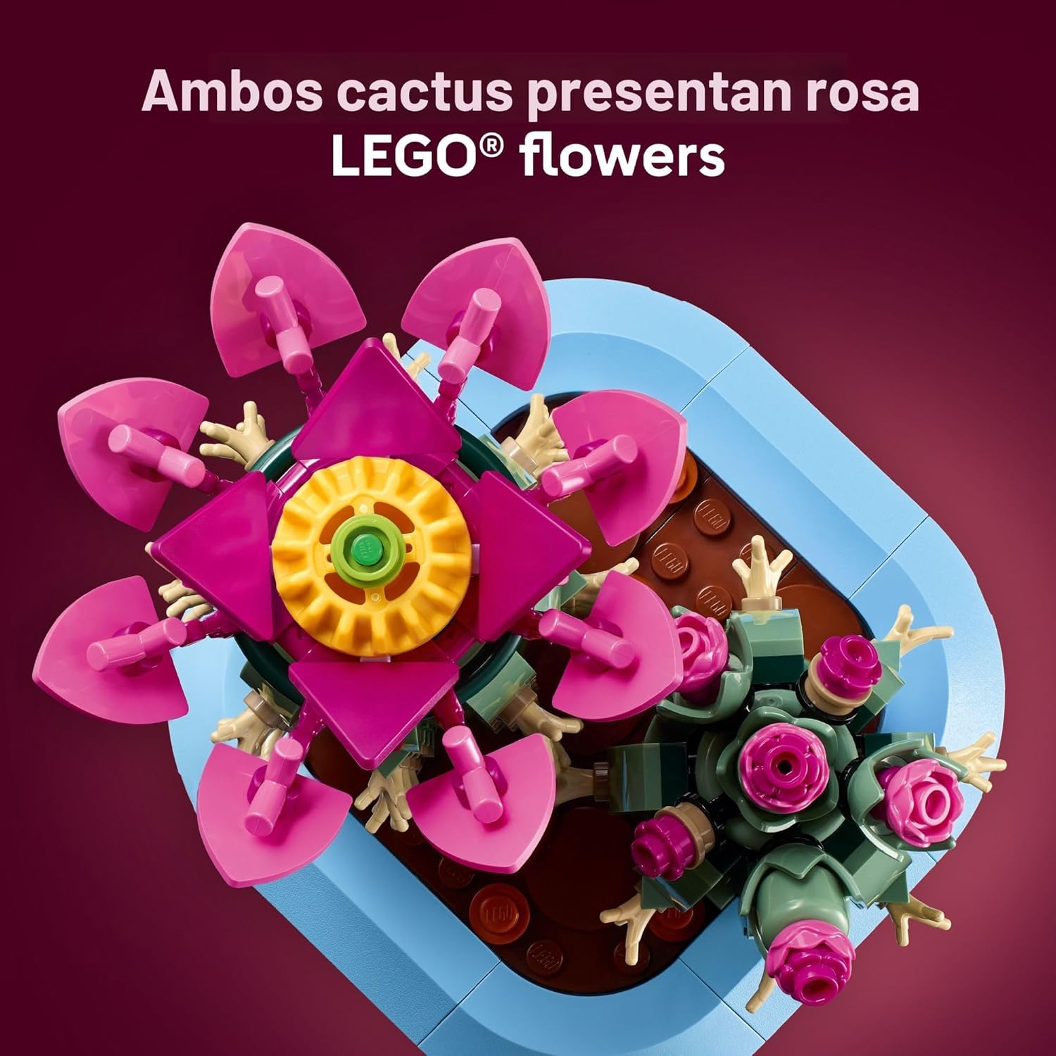 Lego Botanicals Cactus en Flor 11509 Flores 482 Piezas 5