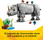 Fauna Salvaje 3en1 Poderoso Rinoceronte 31171 Piezas 780 Lego - Miniatura 6
