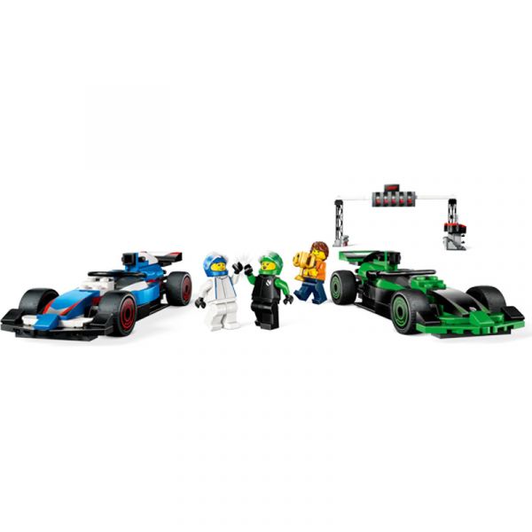Coches de carreras VCARB y Sauber F1 60474 Lego 3