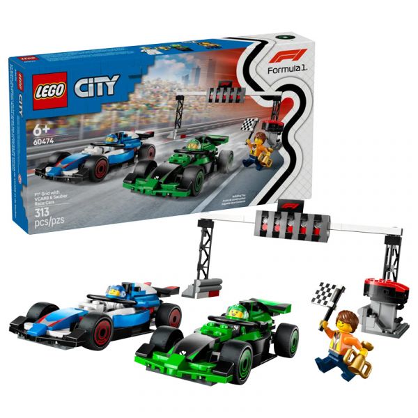 Coches de carreras VCARB y Sauber F1 60474 Lego 4