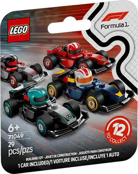 Autos de F1 Coleccionables Minifiguras 29pzs Lego