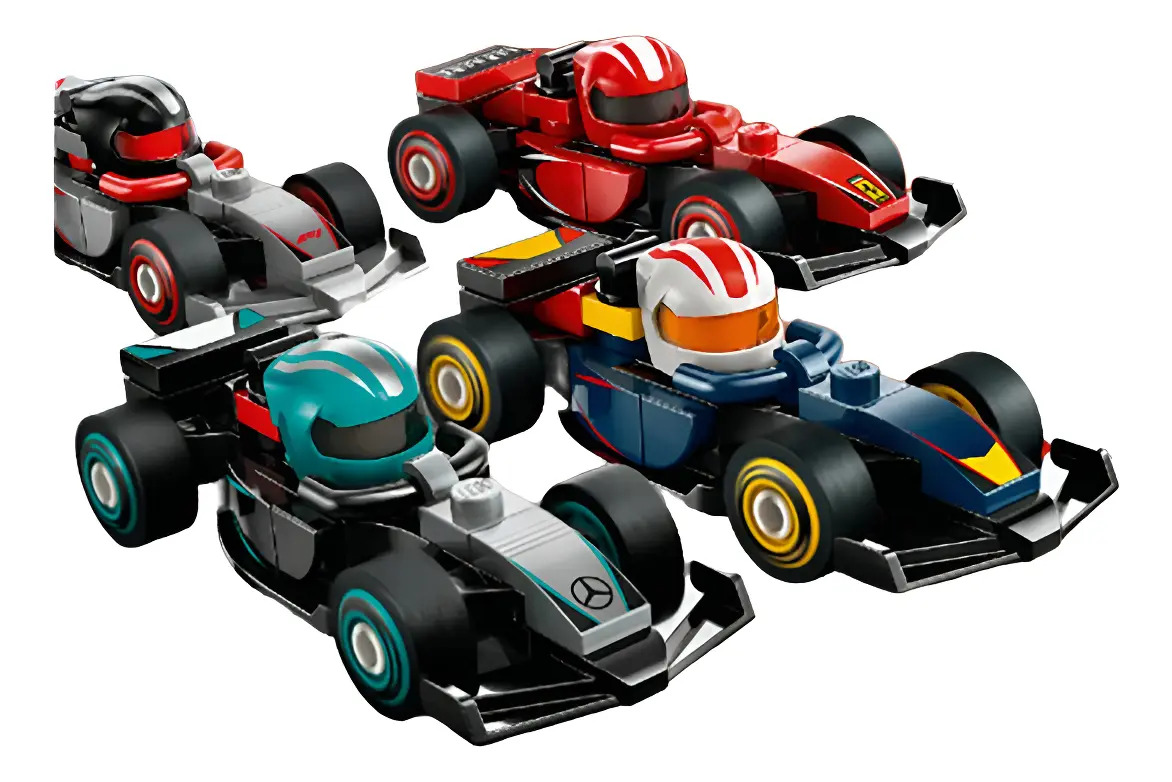 Autos de F1 Coleccionables Minifiguras 29pzs Lego 4