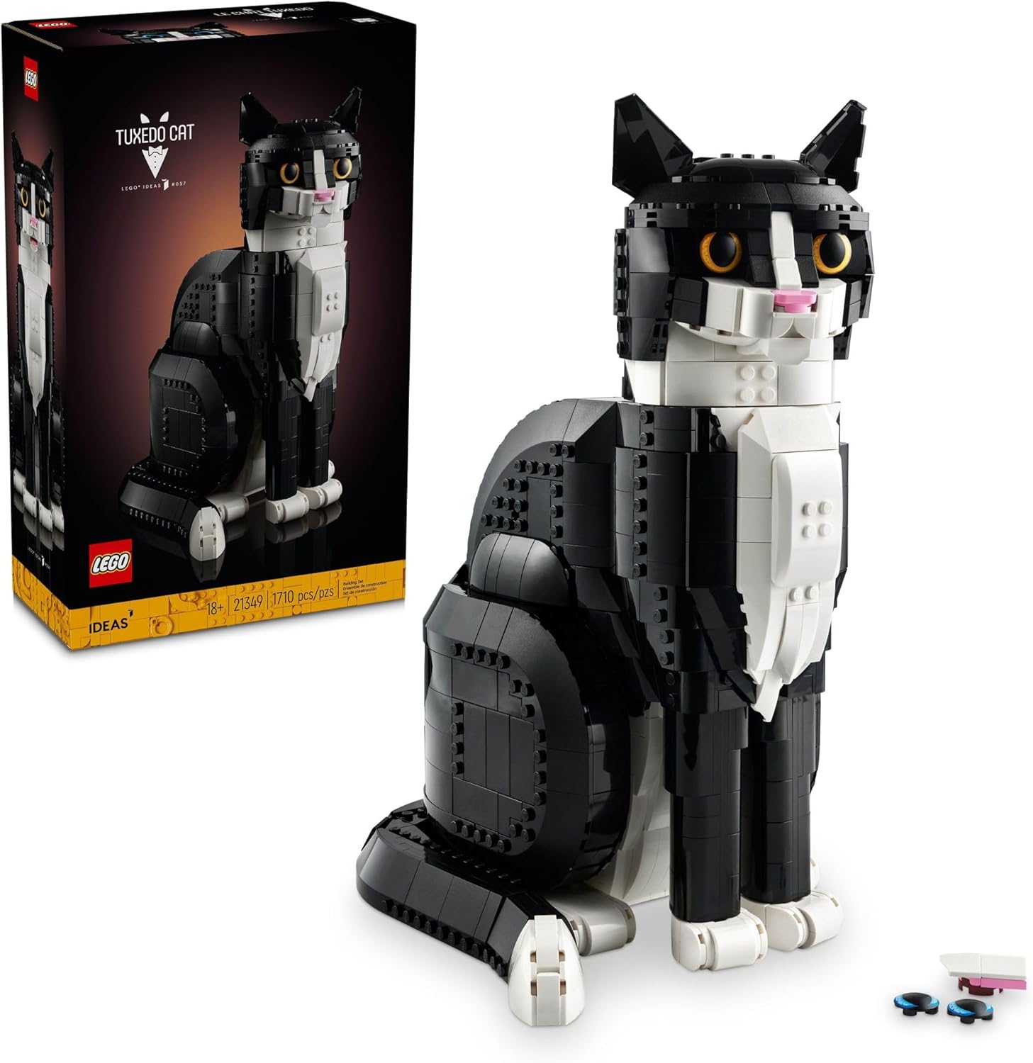 Lego Ideas Tuxedo Cat 21349 1