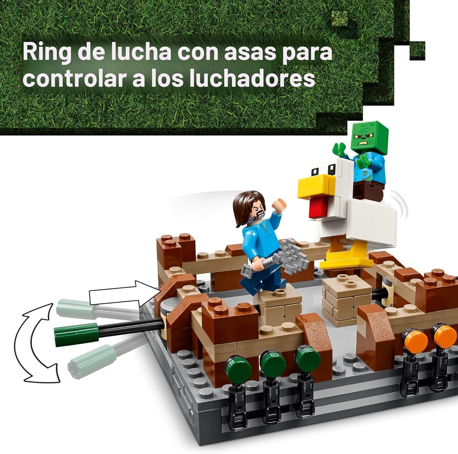 Minecraft Woodland Mansion Ring de Combate 21272 Lego 3