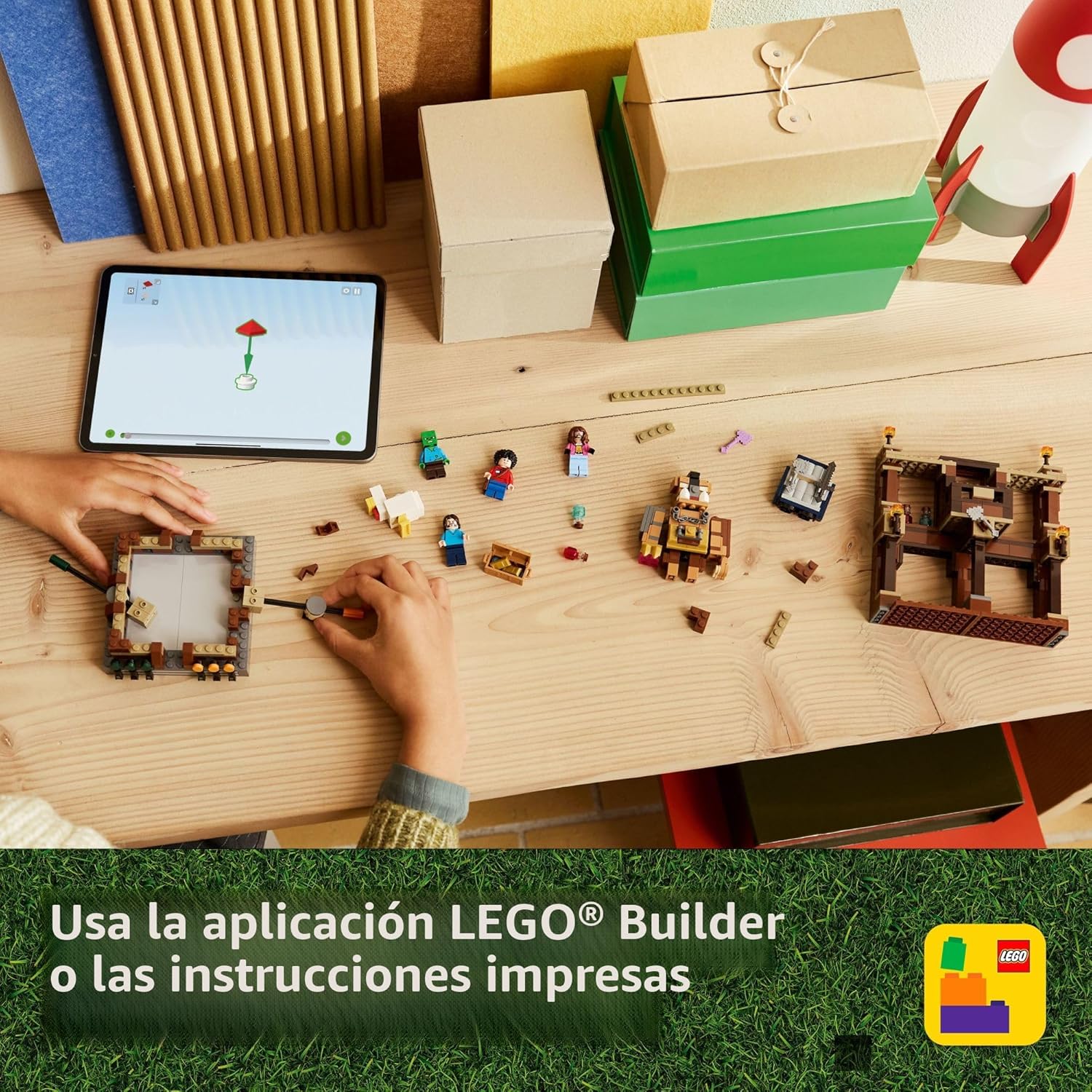 Minecraft Woodland Mansion Ring de Combate 21272 Lego 6