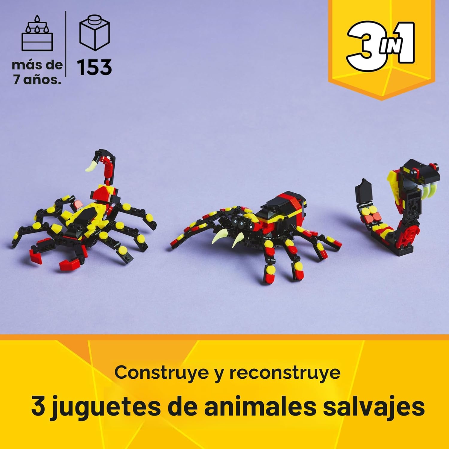 Lego Creator 3en1 Surprising Spider 31159 2