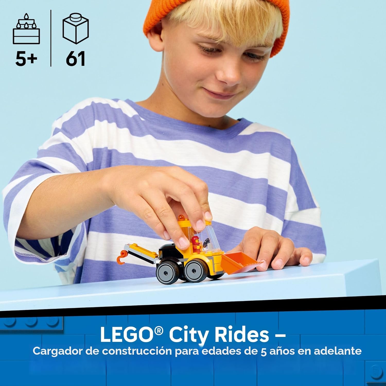 Vehiculos Cargadora De Construccion 60483 Lego  2