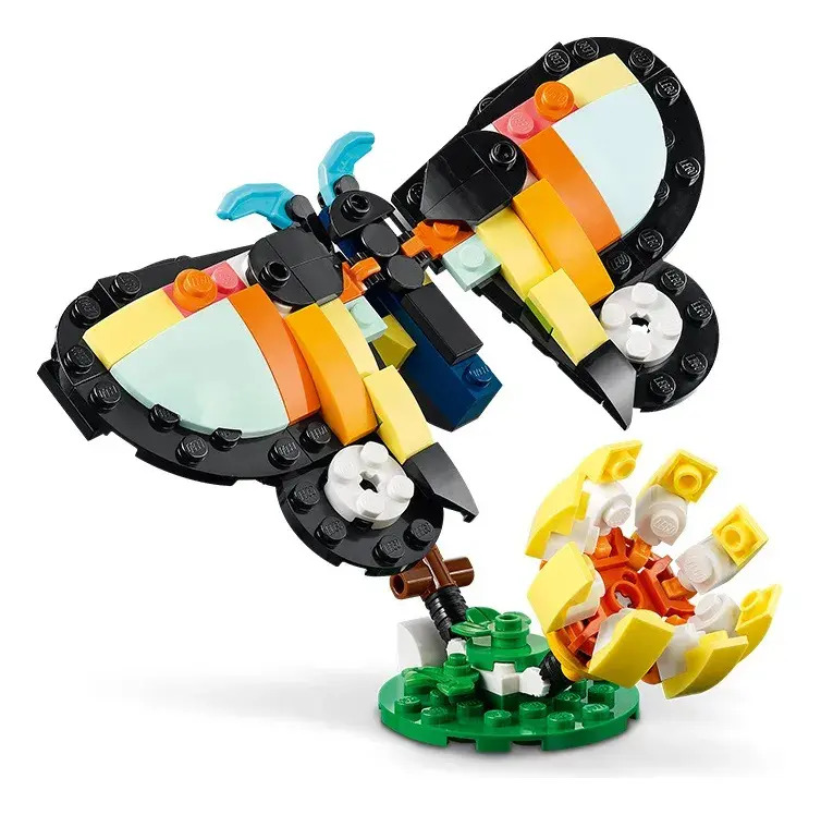 Fauna Salvaje Tucan Tropical 31173 Lego 3