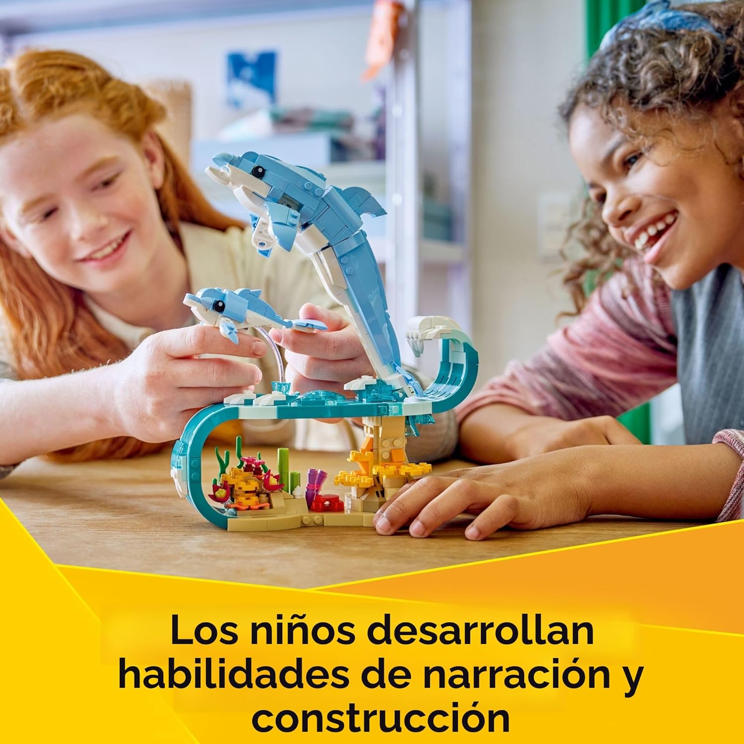 Animales Marinos 3en1 Delfines Hermosos 31385 Lego 4