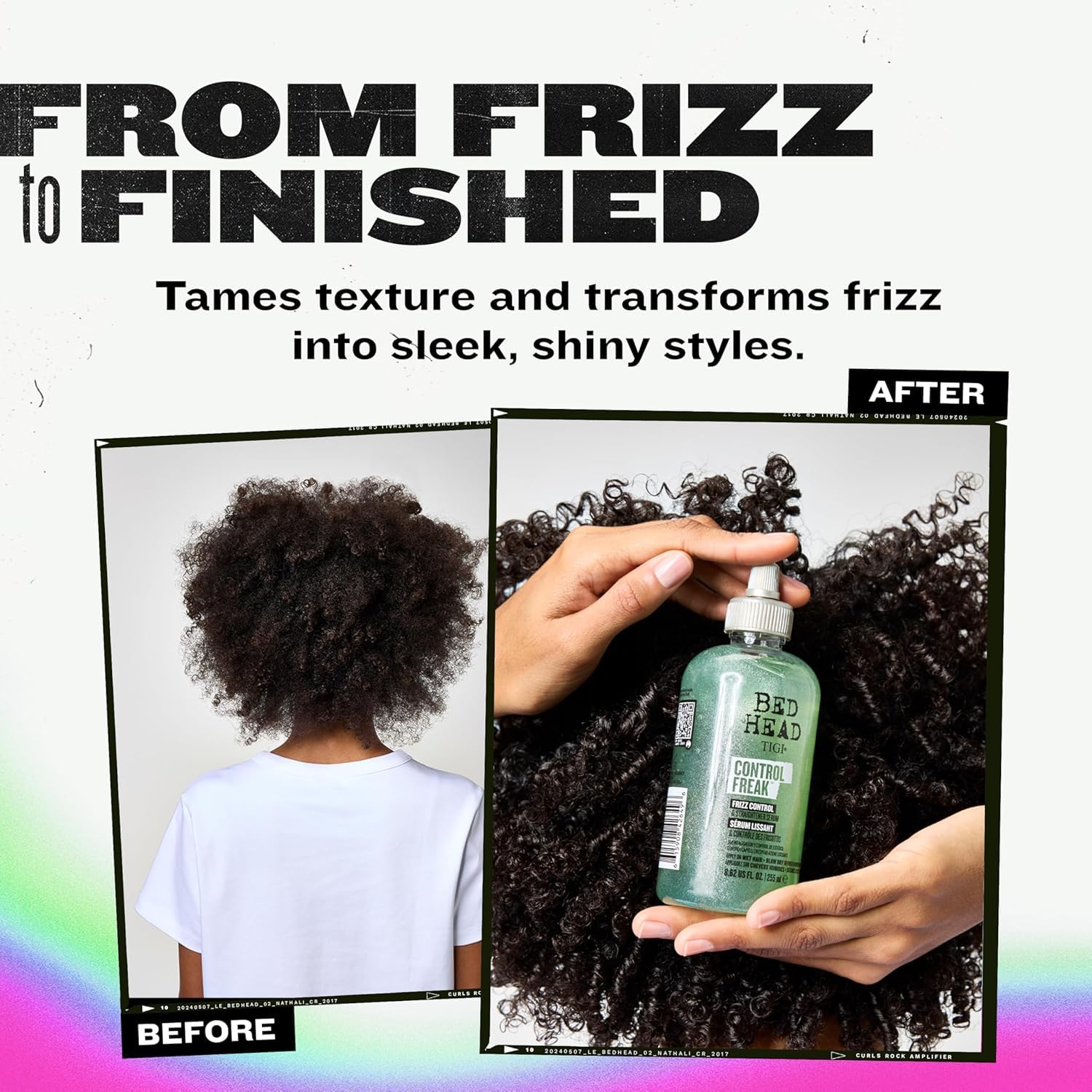 Serum Control Freak Control Frizz y Alisado 255ml Tigi Bed Head 5