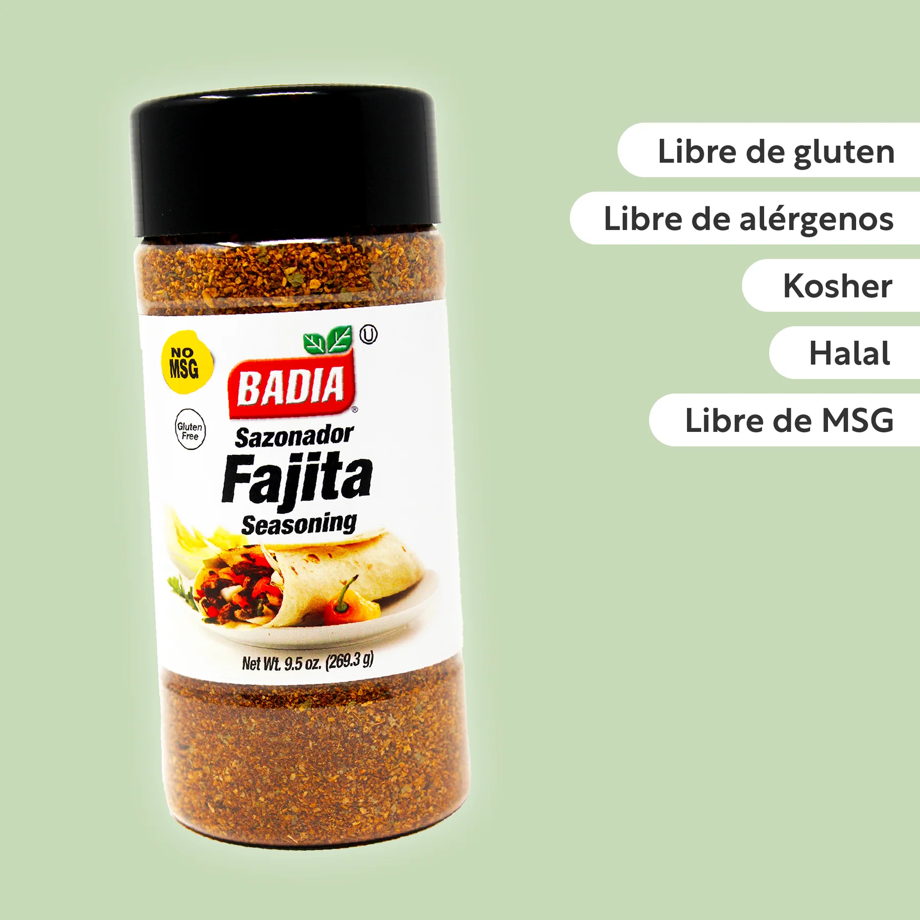 Sazonador Fajita 269gr Gastronomia Mexicana Badia 2