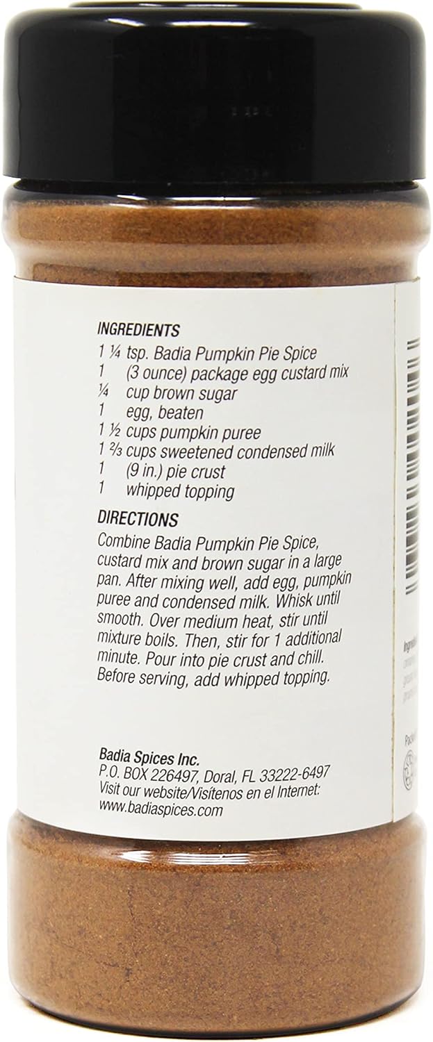 Pumpkin Pie Spice 56g Badia  2