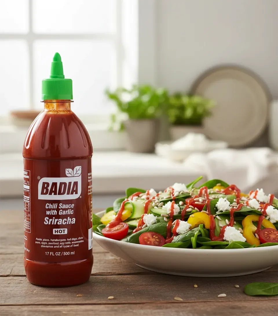 Sriracha Chili Sauce and Garlic 500ml Badia 4