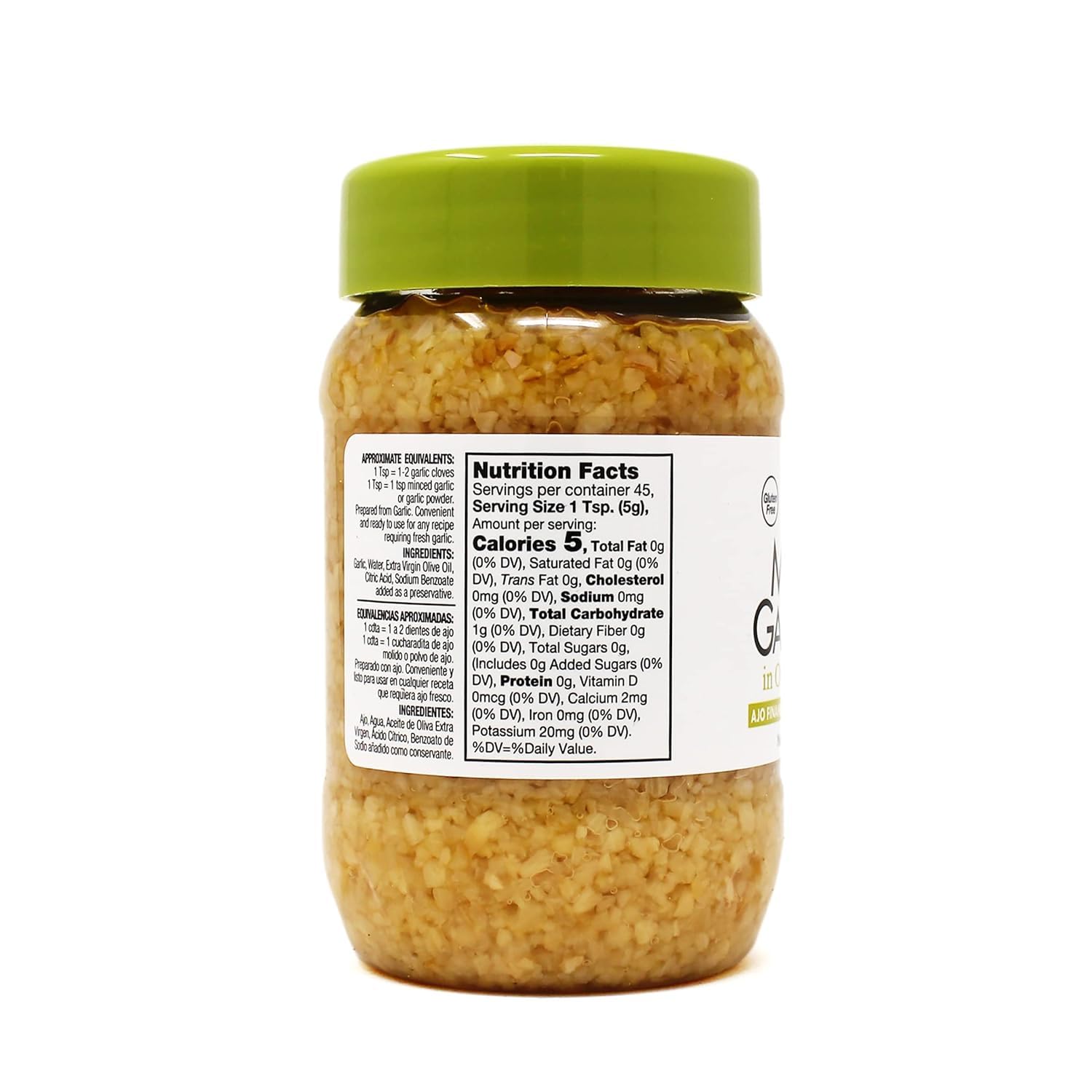 Ajo Picado en Aceite de Oliva 226g Badia 8
