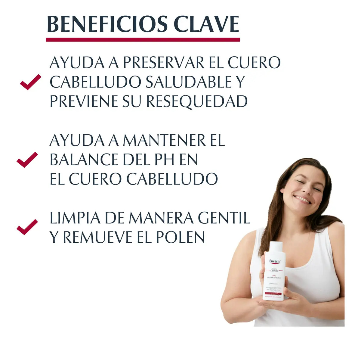 Shampoo Suave Dermo Capillaire PH5 250ml Eucerin 2