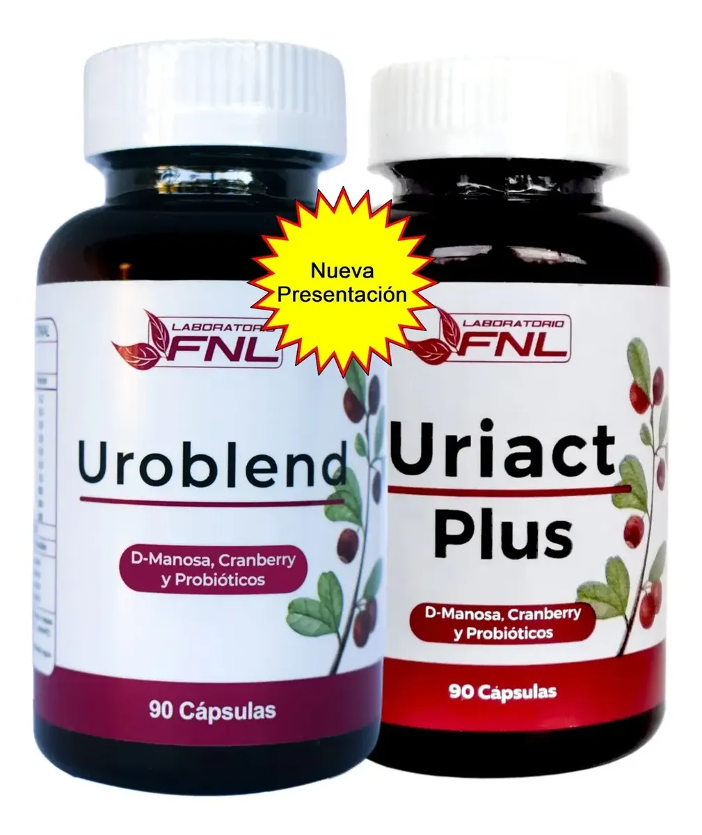 Uriact Plus Infecciones Urinarias 90 Caps Fnl 2