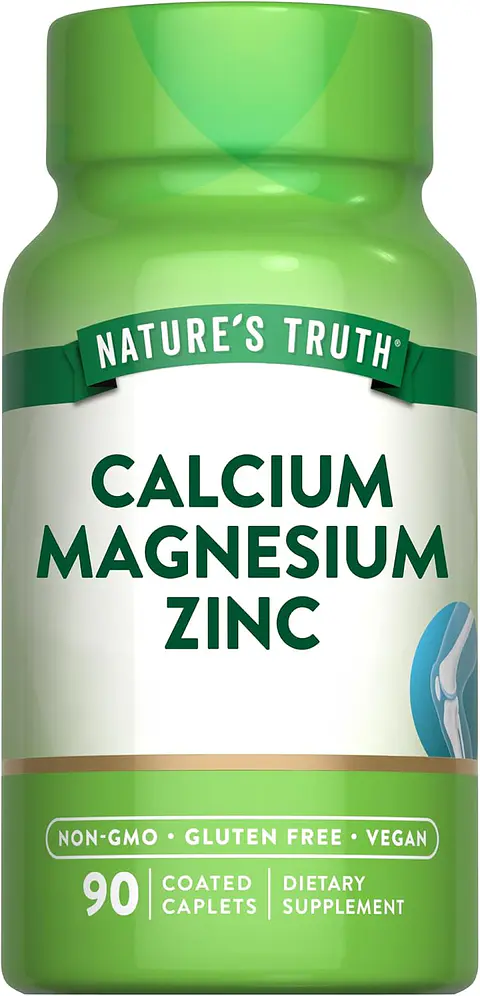 Calcio Magnesio y Zinc 90un. Nature´s Truth