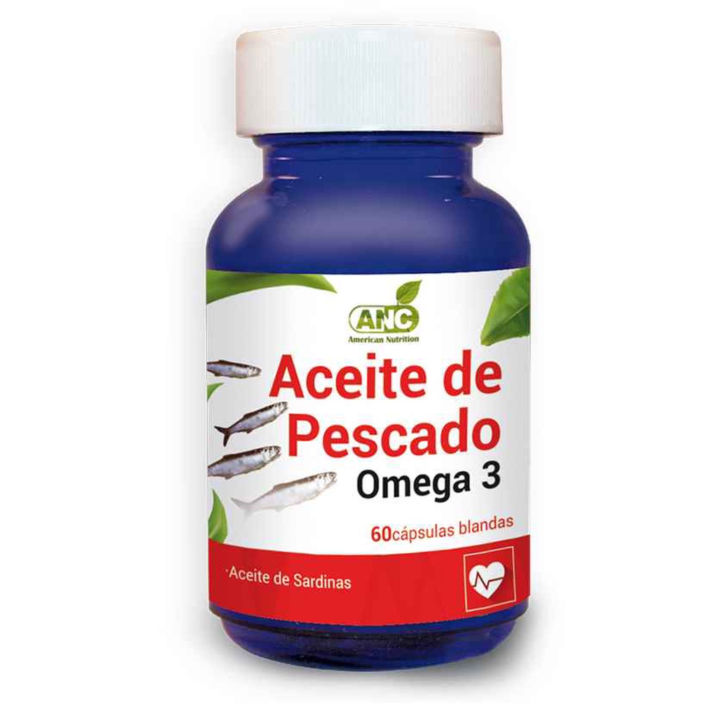 Aceite de Pescado Aceite de Sardinas 60 capsulas ANC 1