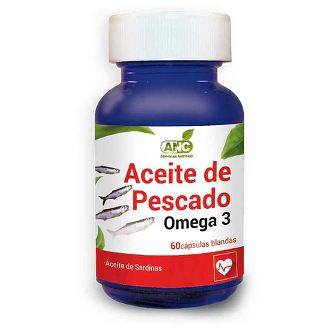 Aceite de Pescado Aceite de Sardinas 60 capsulas ANC