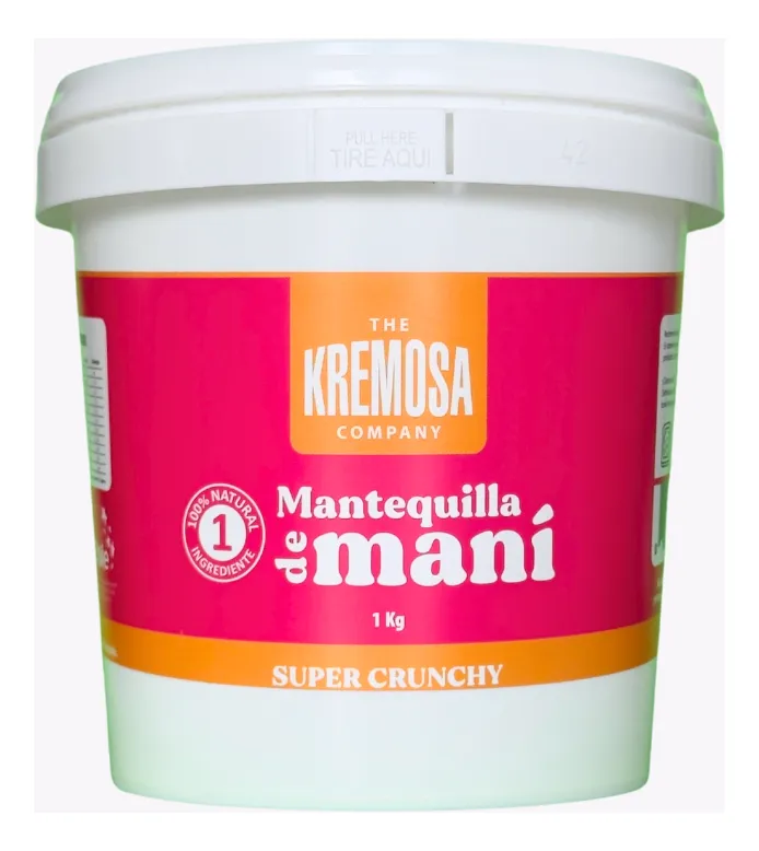 Mantequilla de Mani Crunchy 1 Kilo Kremosita 5