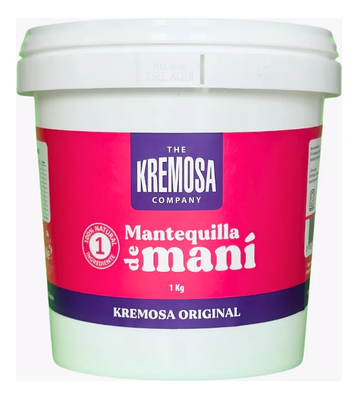 Mantequilla de Mani 100% Natural 1K Kremosa  1