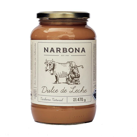 Dulce de Leche 470g Sabor Autentico Artesanal Narbona