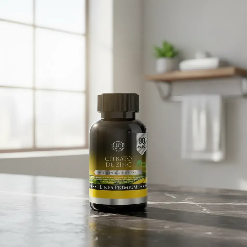 Lp Citrato De Zinc Premium 90 Capsulas 3 Meses Tratamiento 4