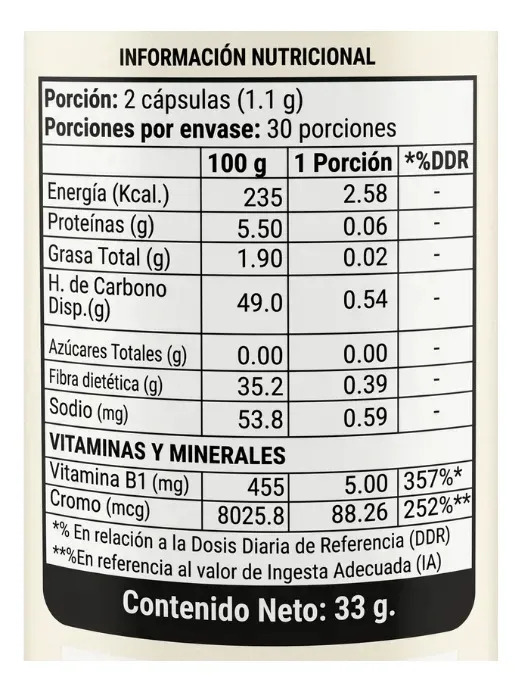 Suplemento Natural Berberina 500mg 60capulas ANC 3
